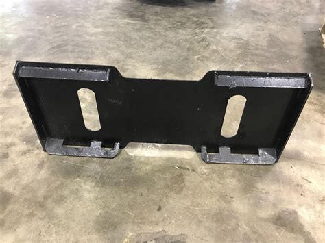 skid steer attacement plate|skid steer attachment mounting plates.